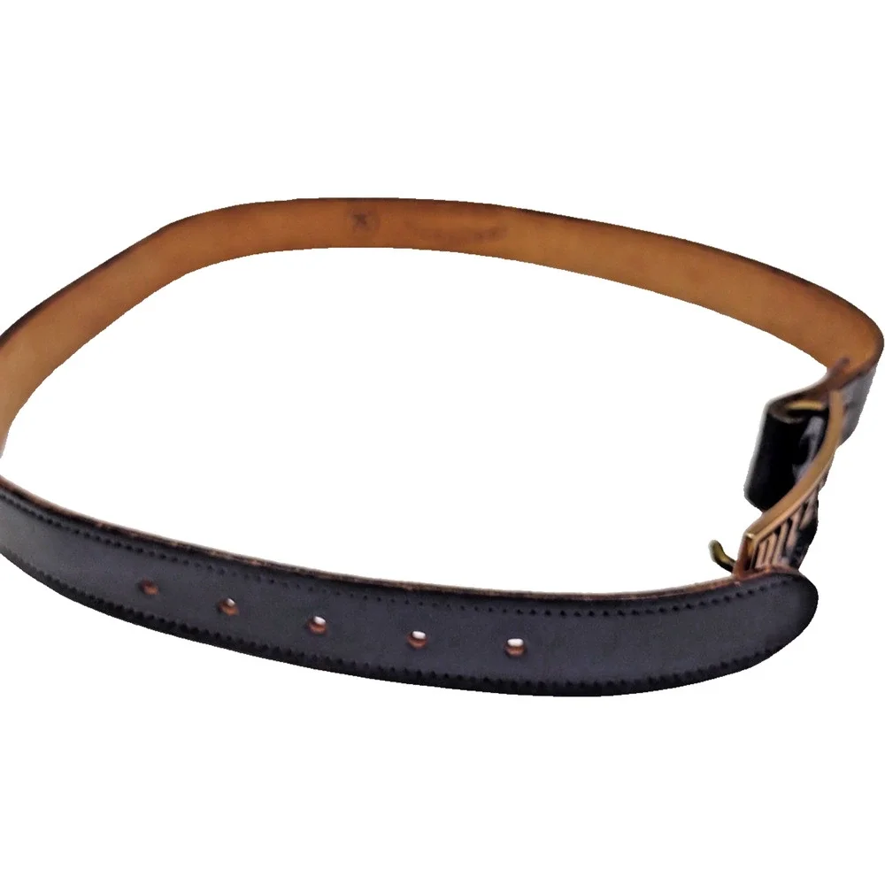 Vintage Rare Ritzville Rodeo Cowboy Leather Belt 26